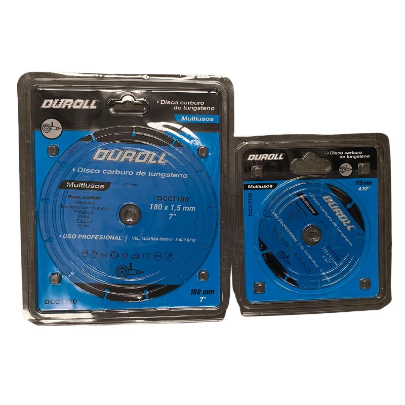 DISCOS DE CORTE MULTIFUNCIONAL CARBURO DE TUNGSTENO - Imagen 6